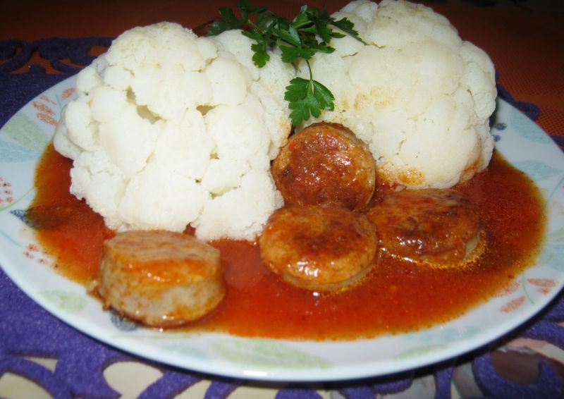Sos z wędliną do kalafiora Sos z wędliną do kalafiora