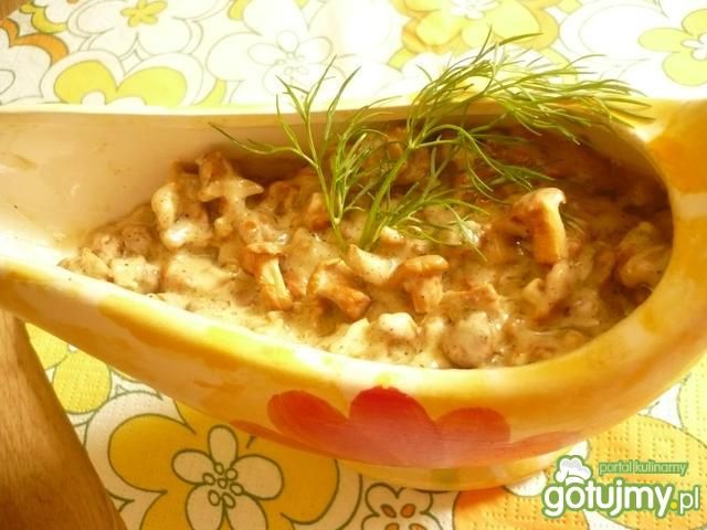 Sos ze świeżych kurek