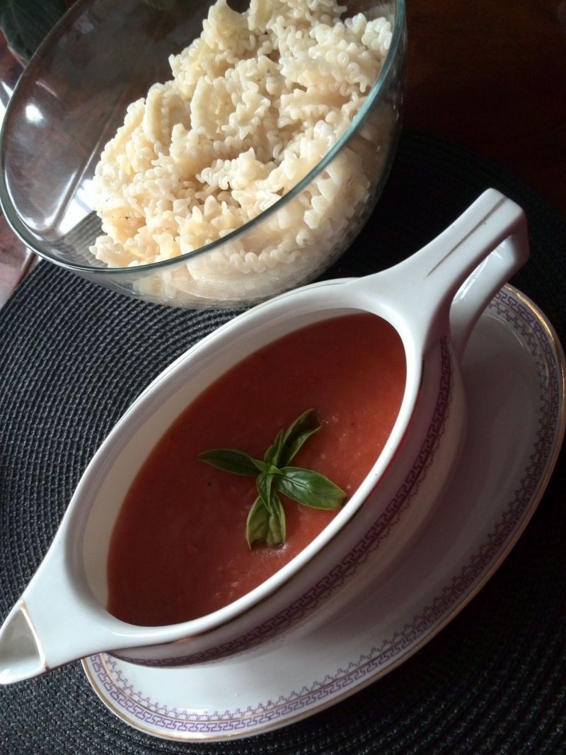 Sos ze świeżych pomidorów