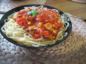 Spaghetti a la marinara  Spaghetti a la marinara