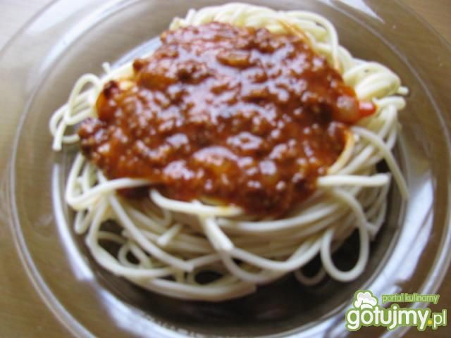 Spaghetti bez użycia oliwy Spaghetti bez użycia oliwy