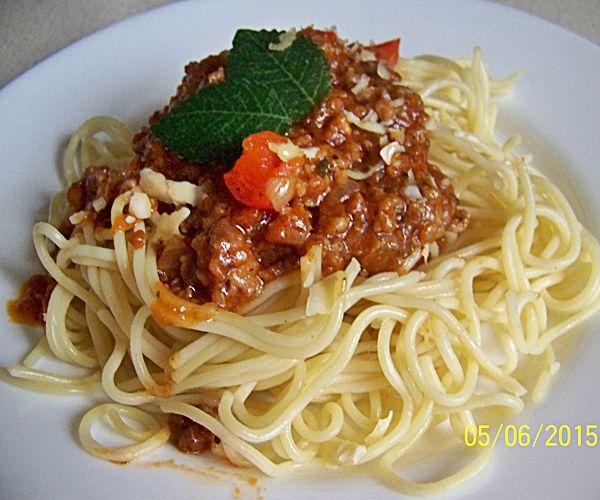 Spaghetti bolognese Spaghetti bolognese