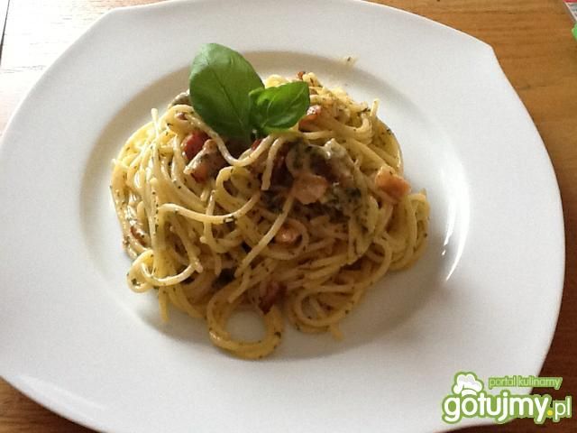 Spaghetti carbonara. Spaghetti carbonara.