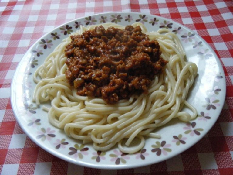 Spaghetti po bolońsku Spaghetti po bolońsku