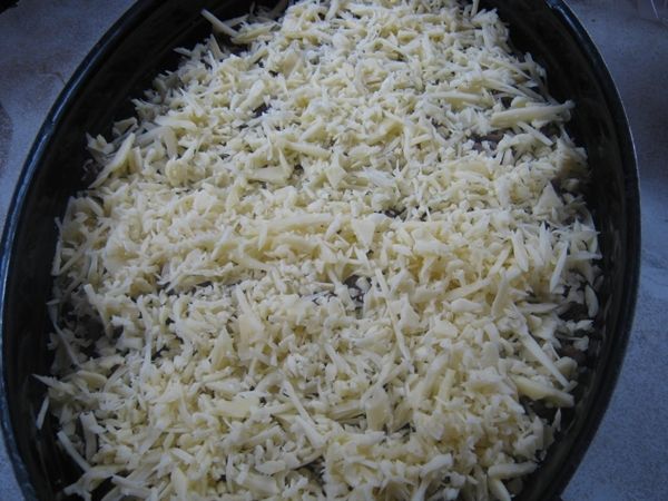 Spaghetti pod pierzynką.