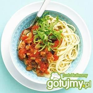 Spaghetti w sosie tuńczykowym :)