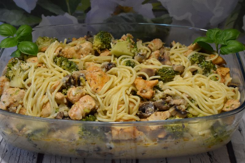 Spaghetti z brokułem