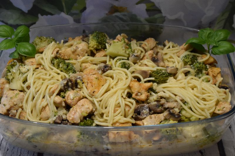 Spaghetti z brokułem