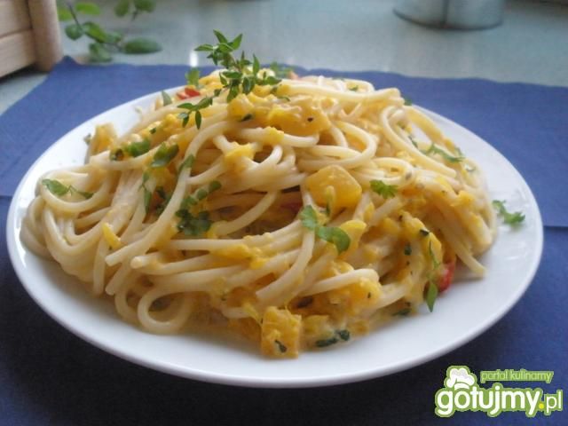 Spaghetti z dynią