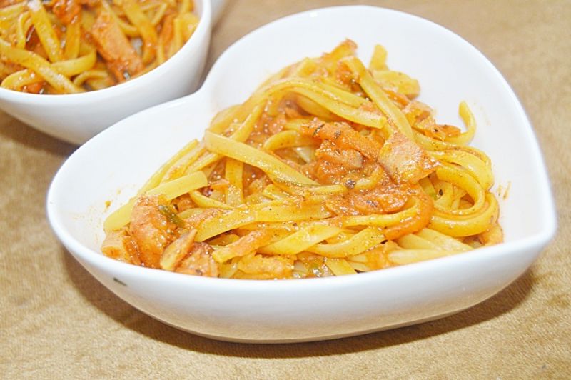 Spaghetti z patelni Spaghetti z patelni