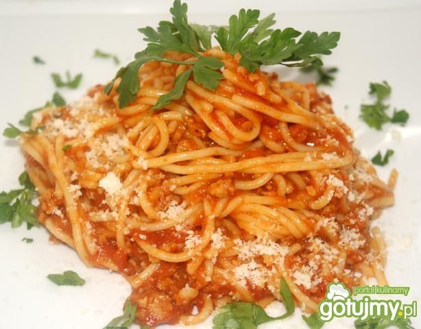 Spaghetti z polską nutą  Spaghetti z polską nutą