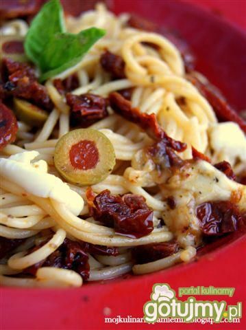 Spaghetti z salami chorizo wg J.Knappe Spaghetti z salami chorizo wg J.Knappe