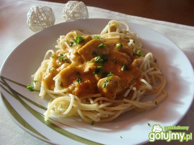 Spaghetti z serkiem mascarpone