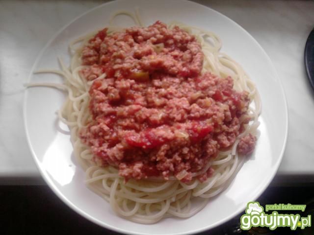 Spaghetti z sosem Neapoli Spaghetti z sosem Neapoli