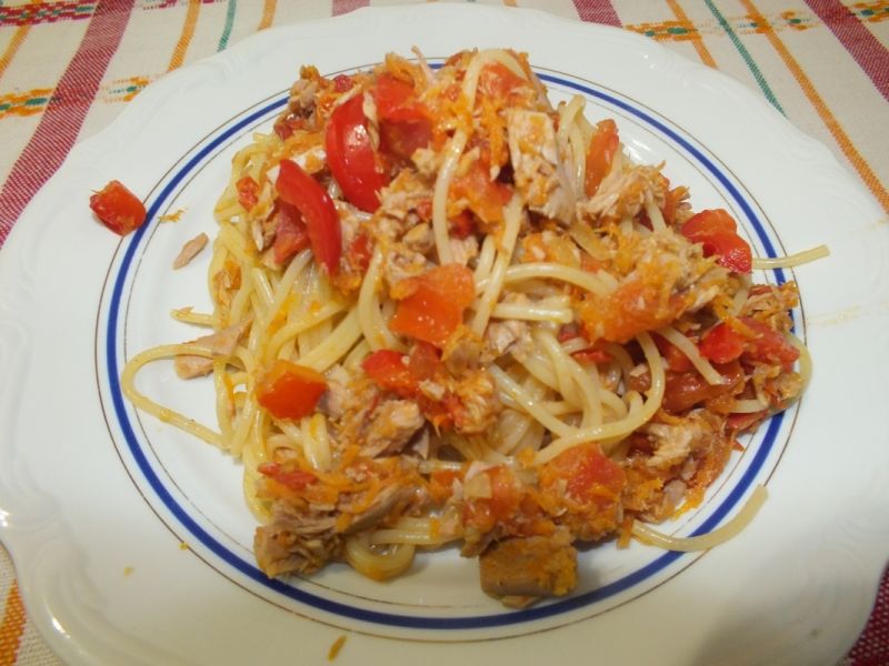 Spaghetti z tuńczykiem Spaghetti z tuńczykiem