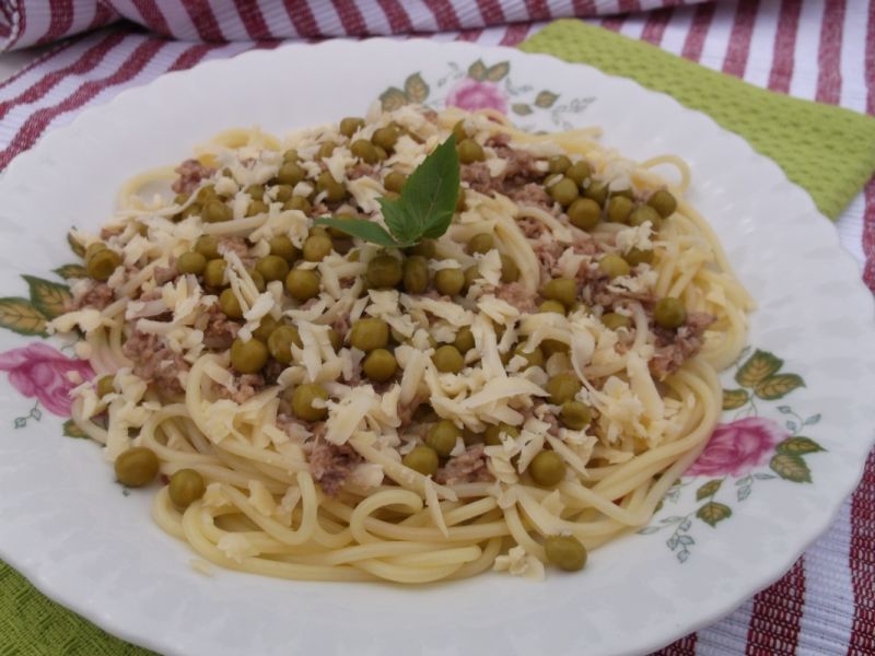 Spaghetti z tuńczykiem Spaghetti z tuńczykiem
