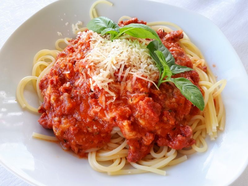 Spaghetti z wołowiną Spaghetti z wołowiną