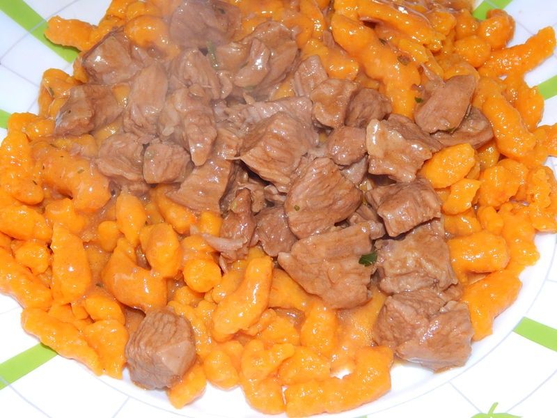 Spätzle dyniowe Spätzle dyniowe