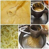 Späzle ....Kluseczki własnej roboty..... Späzle ....Kluseczki własnej roboty.....