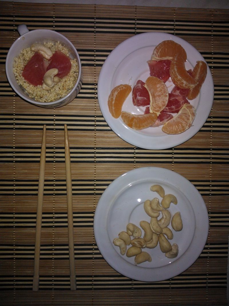 Starter śniadaniowy czyli cytrusowa kasza jaglana Starter śniadaniowy czyli cytrusowa kasza jaglana