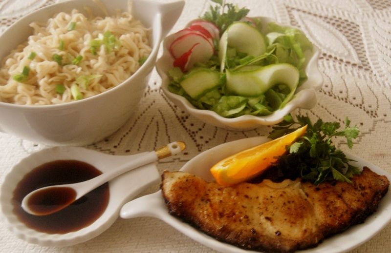 Stek z rekina z japońską nutą Stek z rekina z japońską nutą