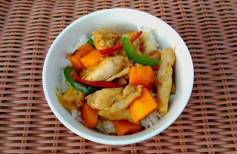 Stir Fry z kurczakiem i dynią Stir Fry z kurczakiem i dynią