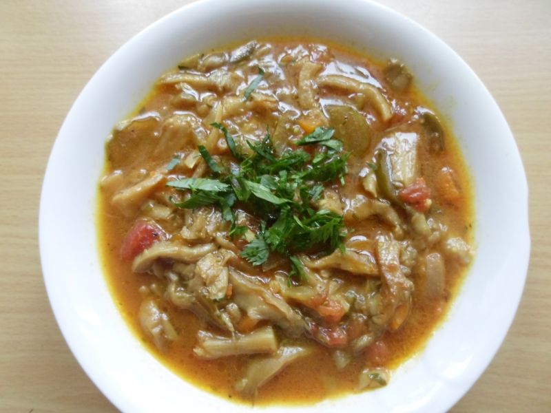 Strogonow z boczniaków