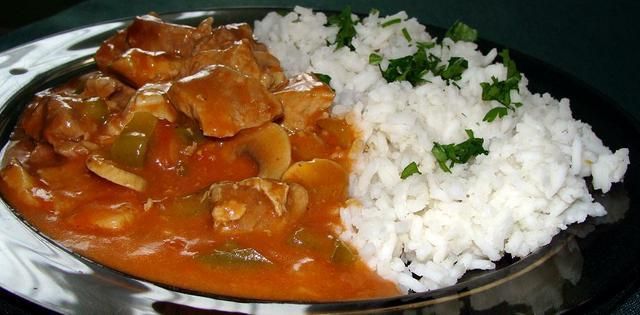 Strogonow z wieprzowiny