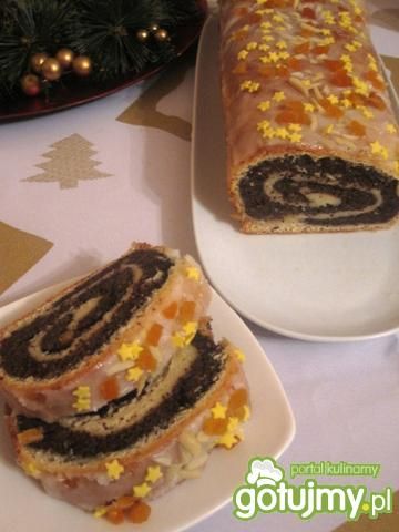 Strucla makowo-orzechowa