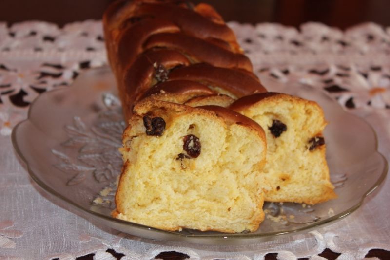 Strucla z rodzynkami