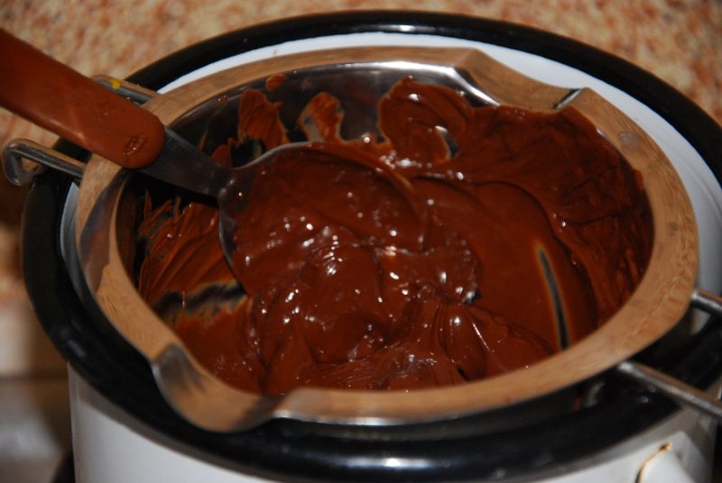 Suflet czekoladowy z wiśnią i chili