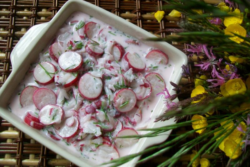 Suróweczka z rzodkiewki