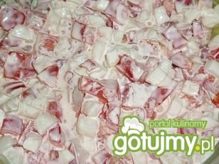 Surówka biało-czerwona wafelka Surówka biało-czerwona wafelka