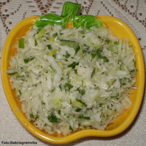 Surówka biało-zielona :