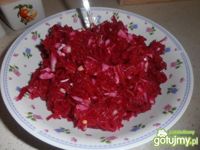 Surówka  buraczana z jabłkiem