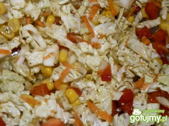 Surówka do obiadu z kukurydzą