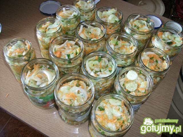 Surówka do słoików z ogórka Surówka do słoików z ogórka