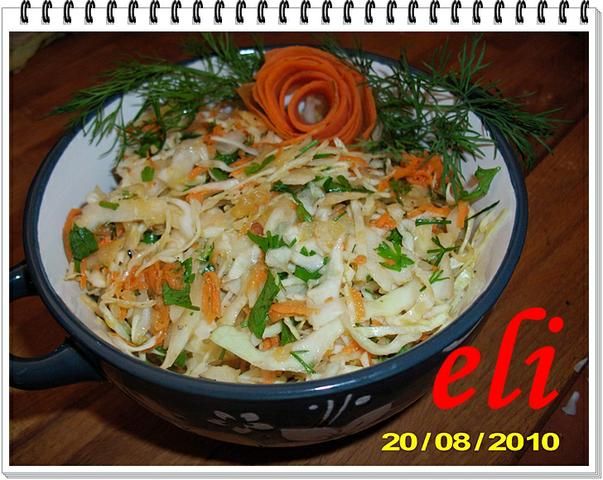 Surówka Eli z młodej kapusty 3 Surówka Eli z młodej kapusty 3