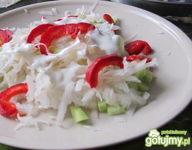 Surówka jesienna z białej rzepy