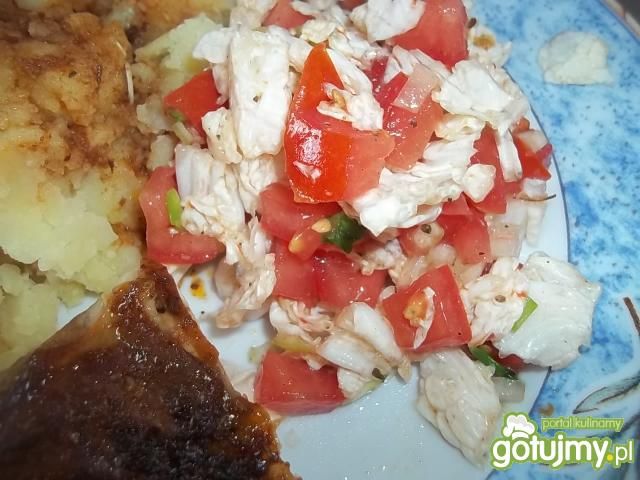 Surówka kapuściano-pomidorowa