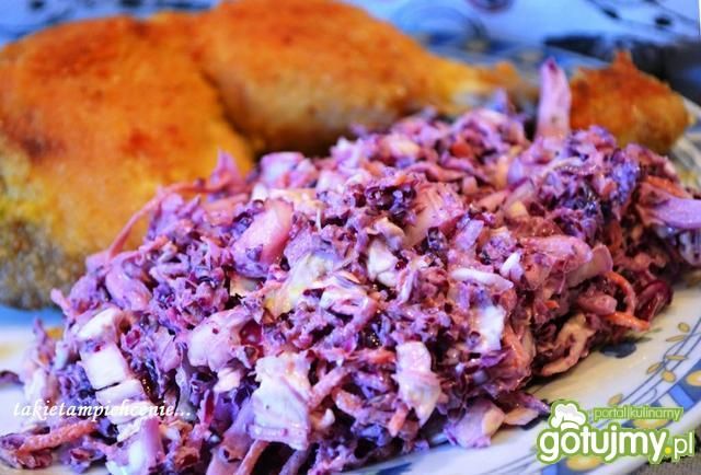 Surówka - modra z pekinką