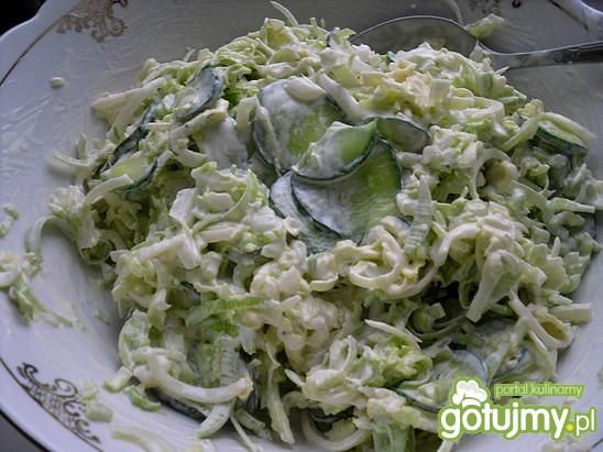 Surówka obiadowa na zielona