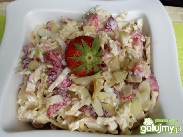 Surówka obiadowa - Truskawki i miód Surówka obiadowa - Truskawki i miód