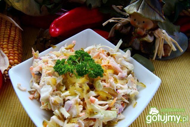 Surówka obiadowa z kapusty