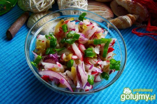 Surówka obiadowa z korniszonów 