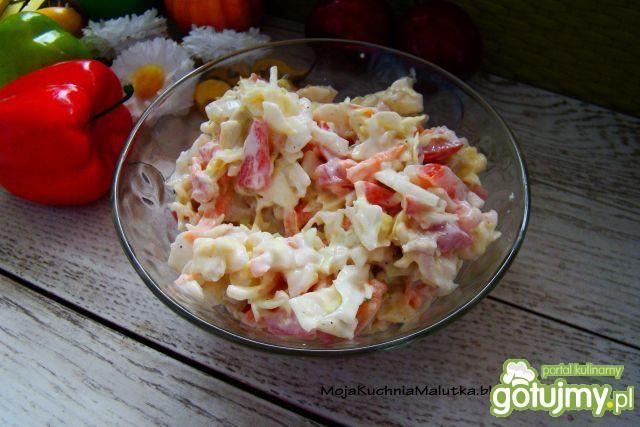 Surówka obiadowa z młodej kapusty light Surówka obiadowa z młodej kapusty light