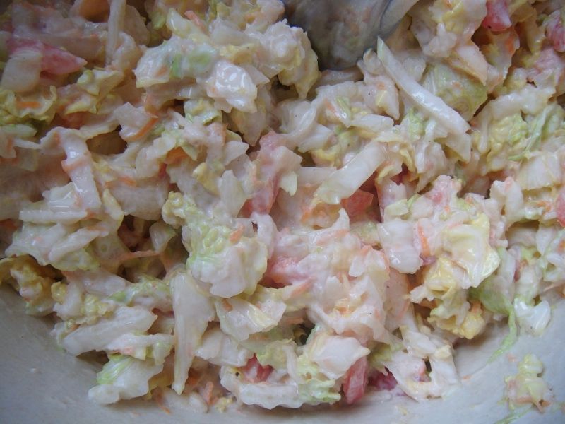 Surówka obiadowa z pomidorem