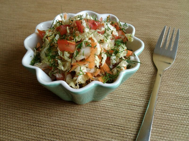 Surówka szlachecka z kapustą pekińską Surówka szlachecka z kapustą pekińską