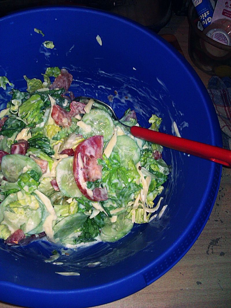 Surówka warzywna i siemię lniane  Surówka warzywna i siemię lniane