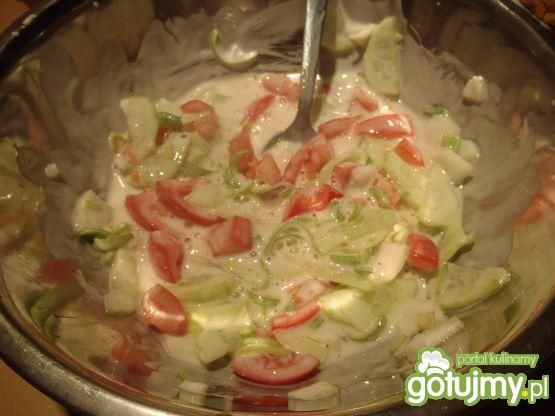 Surówka warzywna w jogurcie